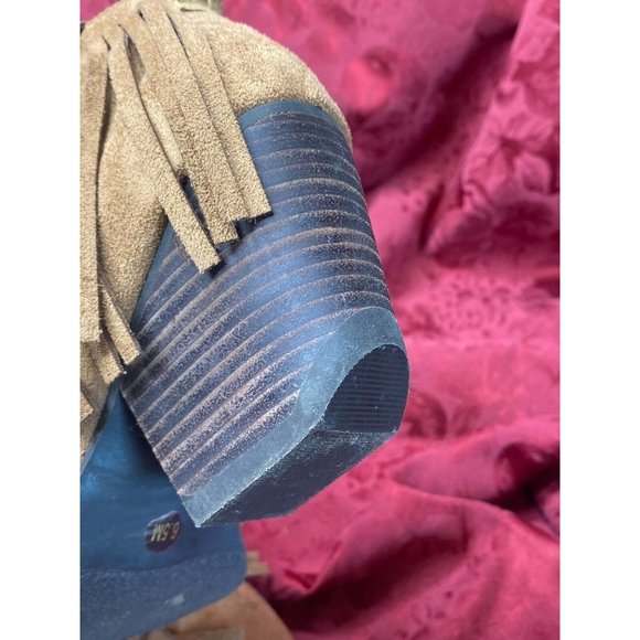 COCONUTS By Matisse "Lambert" Women's Size 6.5M Brown Faux Suede Fringe Boots - Picture 12 of 12